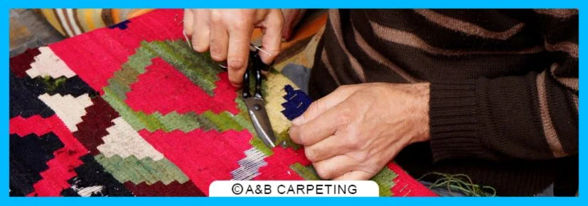 Professional Rug Repair Process